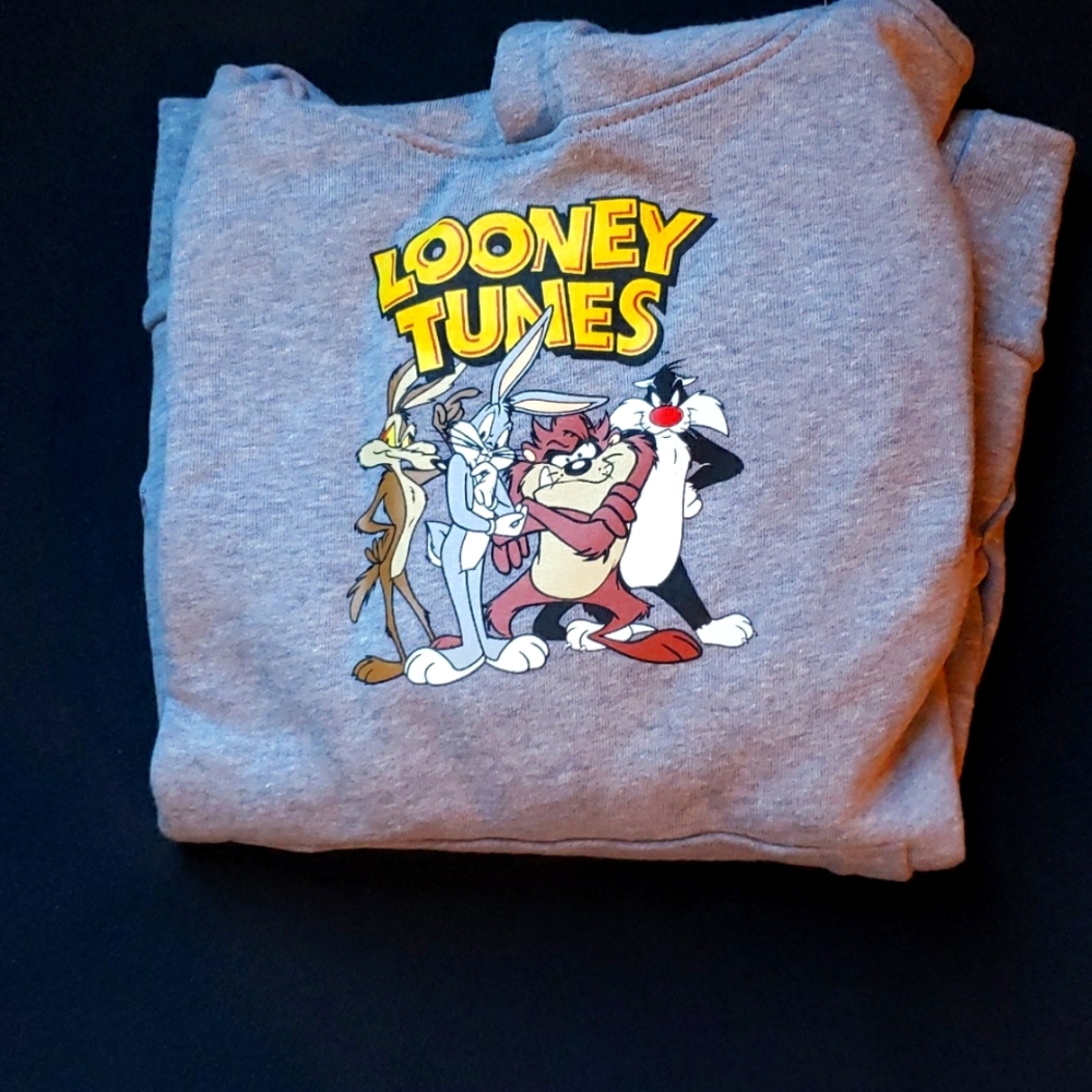 NWT Unisex Looney Tunes Sweatshirt Hoodie Thick Hoodie